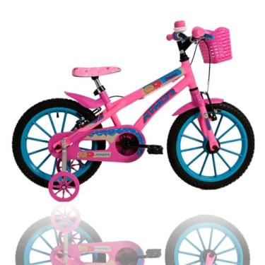 Imagem de Bicicleta Infantil Aro 16 Athor Baby Lux Angel Feminina Rosa