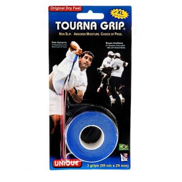Imagem de Overgrip unique tourna grip  dry azul  pack com 3 un. 