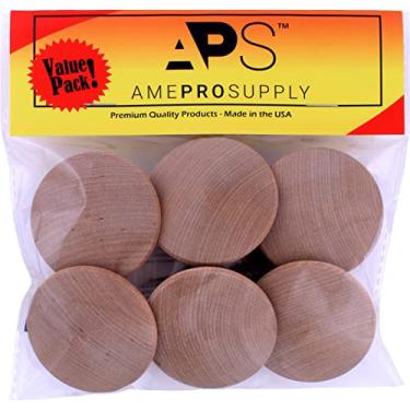 Imagem de Maçanetas de madeira extra grande de 5 cm grande puxador de madeira para portas duplas de armário porta grande inacabada sólida hardware de armário porta dobrável de 5 cm de diâmetro - puxadores de gaveta de móveis com parafusos