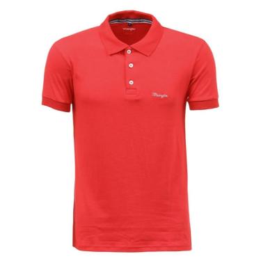 Imagem de Camiseta Gola Polo Masculina Vermelha Wrangler 36008-Masculino