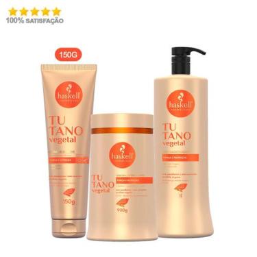 Imagem de Haskell Tutano Condicionador E Máscara 900g + Creme Silicone