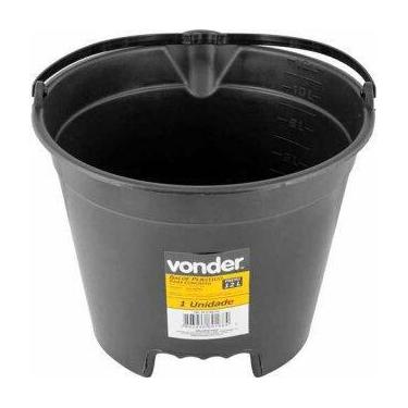 Imagem de Balde plástico para concreto 12l - vonder
