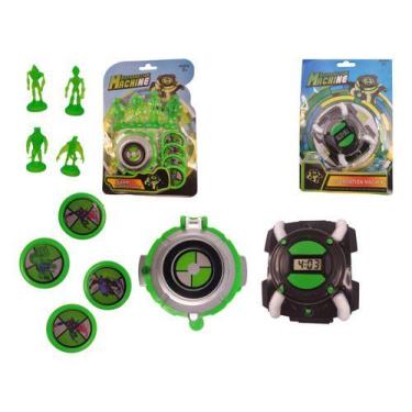 Imagem de Kit 2 Relógio Omnitrix Lançador E Omniverse Som E Luz Ben 10 - Str Sto