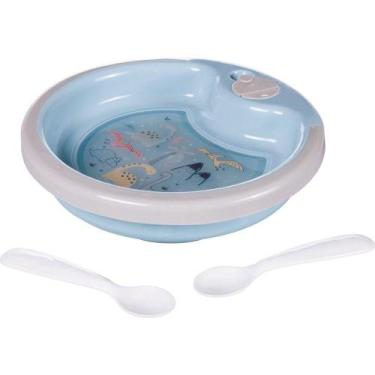 Imagem de Prato Térmico de Plástico 450 ml com Ventosa 2 Colheres - Koala Baby, 