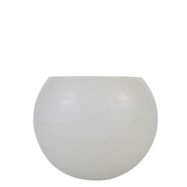 Imagem de Vela Luminária Bola 12 Cm Branca - Candella, Branco
