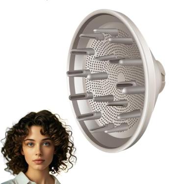 Imagem de Acessório difusor para secador Shark FlexStyle, ferramenta de estilo para cabelos ondulados, encaracolados e enrolados, acessório para secador de cabelo Shark FlexStyle, melhora os cachos naturais.