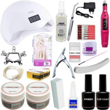 Imagem de Kit De Unhas Profissional Gel Cabine Sun 5 48w Uv&Led TP - Make&Cupcak