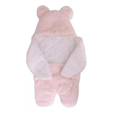 Imagem de Baby Sac Saco de Dormir Hipoalérgico Bebê Menina Jolitex, Rosa, Único
