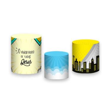 Imagem de Trio De Capa Cilindro - Super Jesus 016 - Via Cores