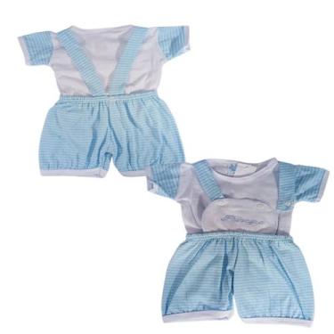 Imagem de Conjunto Jardineira Bebe Menino Short e Blusa - sol modas acessorios, 