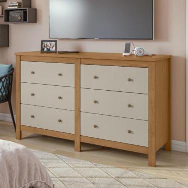 Imagem de Cômoda 6 Gavetas em Mdp/mdf Maggiore New - Móveis Lopas