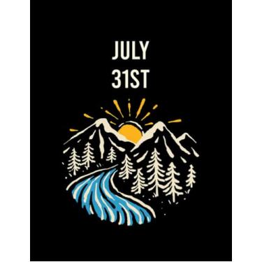 Imagem de Landscape July 31st 31 Notebook: Paris Eiffel Tower Notebook