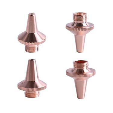 Imagem de Startnow Cabeça de máquina de solda a laser de braço 3D, bocais a laser, manipulador automático, dispositivo de corte CNC, peças Precitec Raytools (3D-M6-PRE 10 peças, 0,8 mm)