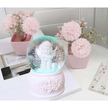 Imagem de Abajur Santo Anjo Da Guarda Muda De Cor Anjinho - Althea Arte Decor