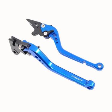 Imagem de Manete Esportivo Longo Gravado a Laser Yamaha Fazer 150 250 Fz15 - Sem