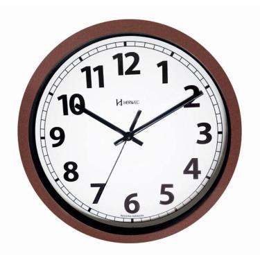 Imagem de Relógio De Parede Herweg Ref: 6703-340 Alumínio Bordô