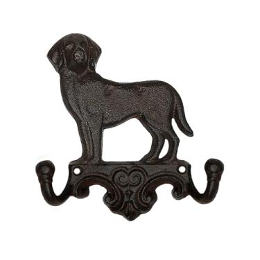 Imagem de MfhdgXAvs Gancho de parede animal de ferro fundido, 1 peça de casaco decorativo rústico e porta-chaves para toalhas, chapéus, piscina e pátio - Ganchos de ferro forjado resistentes para banheiro