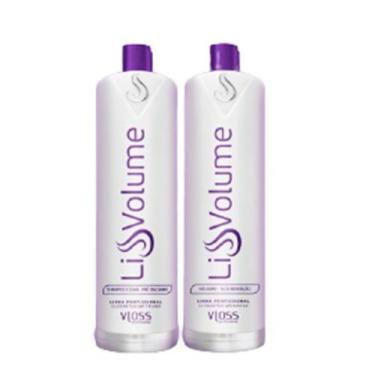 Imagem de Vloss Kit Escova Progressiva Liss Volume Roxa 2x1L