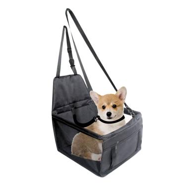 Imagem de Cadeirinha Assento Pet Para Carro Transporte Cão Gato Preto