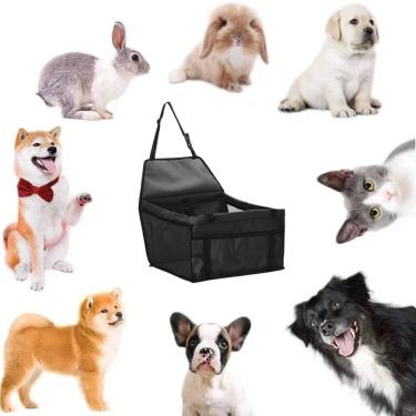 Imagem de Assento Cadeirinha Pet Carro Para Cachorro Gato Coelho 10kg