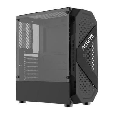 Imagem de Gabinete Gamer Alseye Cream, Mid-Tower, Lateral de Vidro, Preto, CREAM