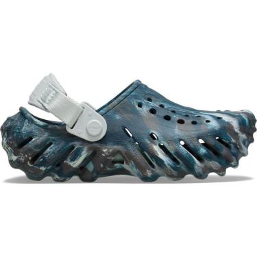 Imagem de Sandália crocs echo marbled clog black sand/multi-Unissex