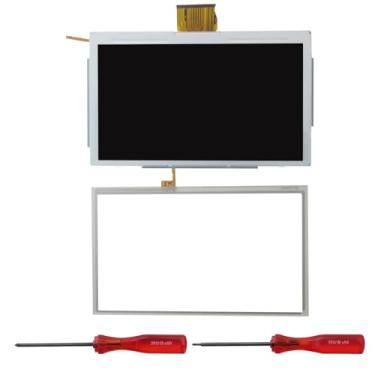Imagem de Substituição de digitalizador de tela sensível ao toque atualizada para Nintendo Wii U Gamepad, com tela LCD e chave de fenda por Gxcdizx