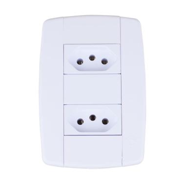 Imagem de Conjunto de 2 Tomadas 3P 20A Ilumi Lev 87121