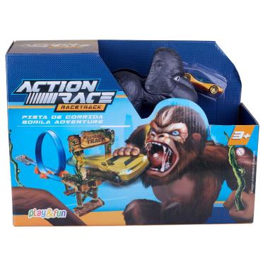 Imagem de Pista Looping com Carrinho Gorilla Adventure Play&Fun