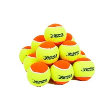 Imagem de Kit com 6x Bolinhas de Beach Tennis Summer Pro - Pacote com 6 unidades
