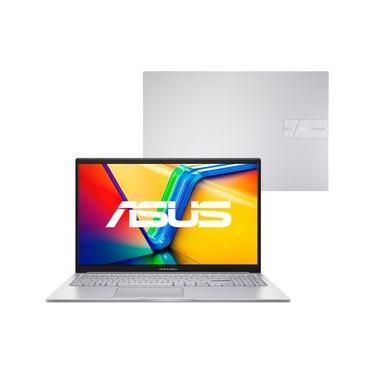 Imagem de Notebook Asus VivoBook 15, Intel Core i5, 8GB, 512GB SSD, W11 Home, 15.6'' FHD, Cool Silver - X1504VA-NJ1740W