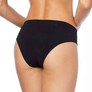 Imagem de Calcinha Lupo Loba Básica Sem Costura 40300 casapaula, Preto, GG