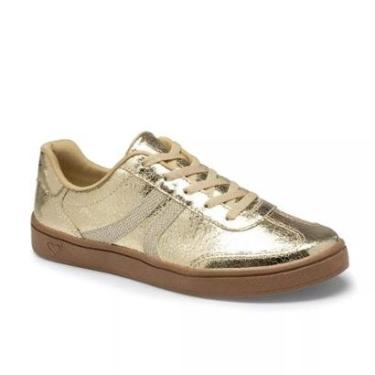 Imagem de TENIS CASUAL MISSISSIPI DOURADO MB152-Feminino