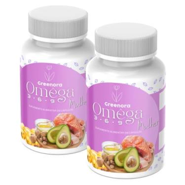 Imagem de Omega 3 6 9 Mulher 60 Cápsulas Greenora (Kit 2)