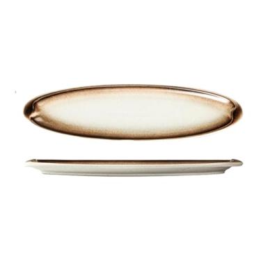 Imagem de Prato de sushi longo criativo japonês prato elíptico de sashimi - Mocha