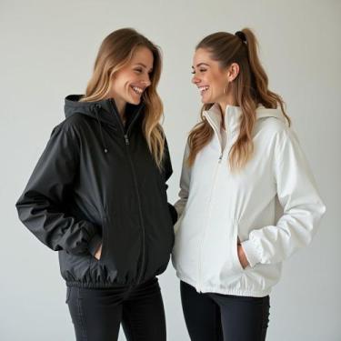 Imagem de Jaqueta de Frio Blusa Corta Vento Premium Com Capuz Casaco Blusão Bobo