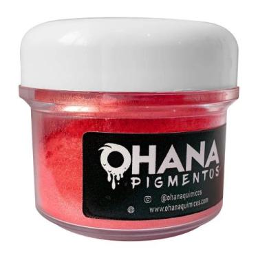 Imagem de Pigmento Metálico Perolado para Resinas Red Vulcano 10g - OHANA