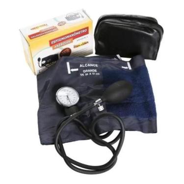 Imagem de Esfigmomanometro Para Obeso Braçadeira 35 X 51 Cm + Esteto - G-Tech