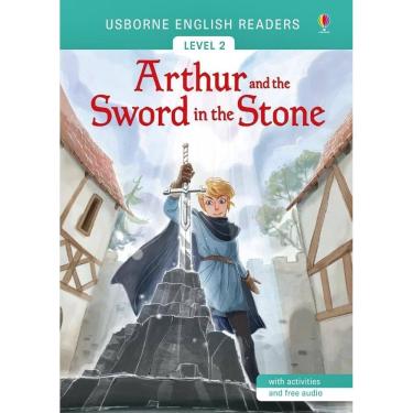 Imagem de Arthur And The Sword In The Stone - Usborne English Readers - Level 2 - Book With Activities And Free Audio