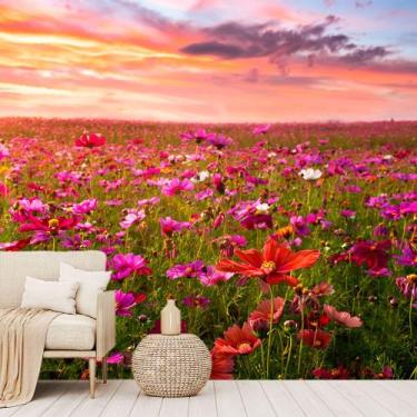 Imagem de Papel de Parede Flor Floral Campo Natureza Sala Painel - 232pcm - Allo
