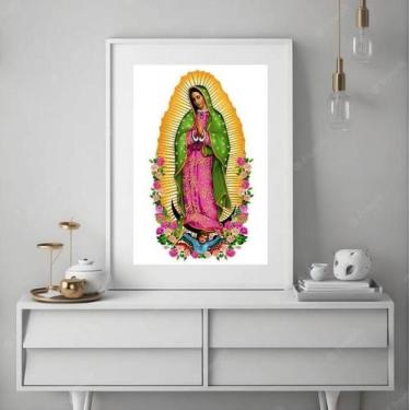 Imagem de Quadro Decorativo Nossa Senhora De Guadalupe - 60X48Cm - Quadros On-Li