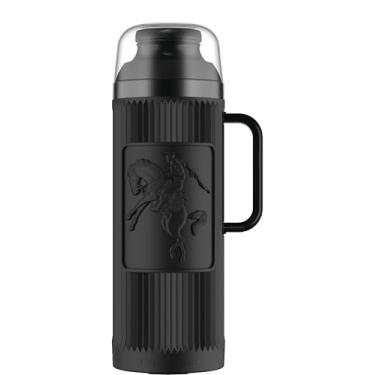Imagem de Termolar, Garrafa Térmica Chimarrita Rolha Dupla Ação, 1l, Preto