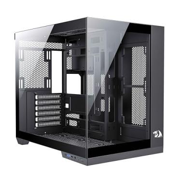 Imagem de Gabinete Gamer Redragon Wideload Pro - Mid Tower, USB 3.0+2.0, Aquário, Vidro Panorâmico