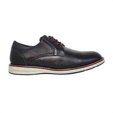 Imagem de Sapato Masculino Esporte Fino Ferracini Kingston Preta, Preto, 42