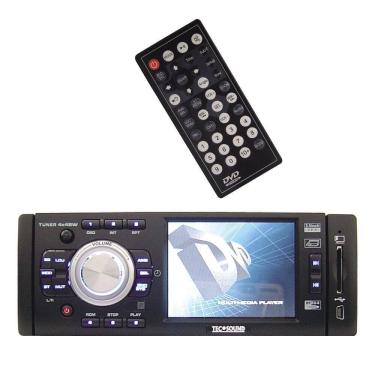 Imagem de Aparelho Tec-Sound Ard-35 Dvd Player C/Cd C/Mp3 Tela 3.5 Tft