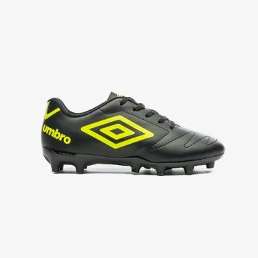 Imagem de Chuteira Campo Umbro Class 2.2 Jr,Preto/Limao,28