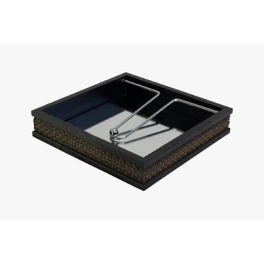 Imagem de Porta Guardanapo 20X20 Espelhado com Peso 6 Modelos - STALEKA, TRANÇAD