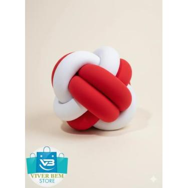 Imagem de Almofada macia no escandinavo nozinho luxo - Viver Bem Estar, Vermelho