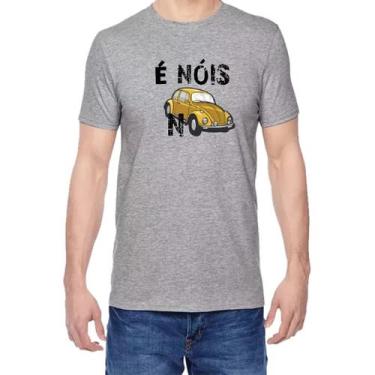 Imagem de Blusas Camisa Carro Reliquia Estampa Frase É Nóis no Fusca Tecido 100%