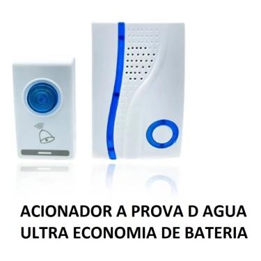Imagem de Campainha Residencial Wireless Sem Fio Resistente